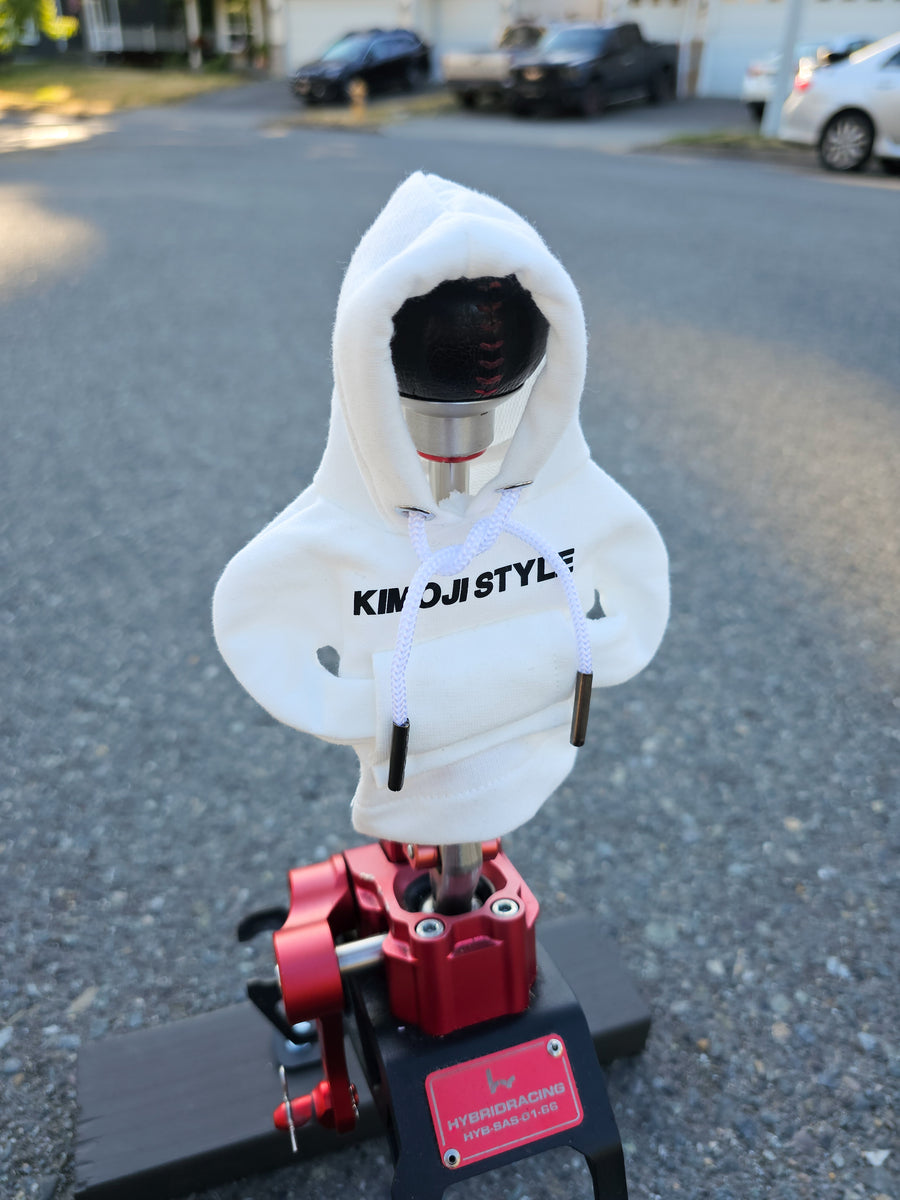 Shift Knob Hoodies [White]