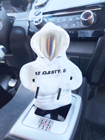 Shift Knob Hoodies [White]